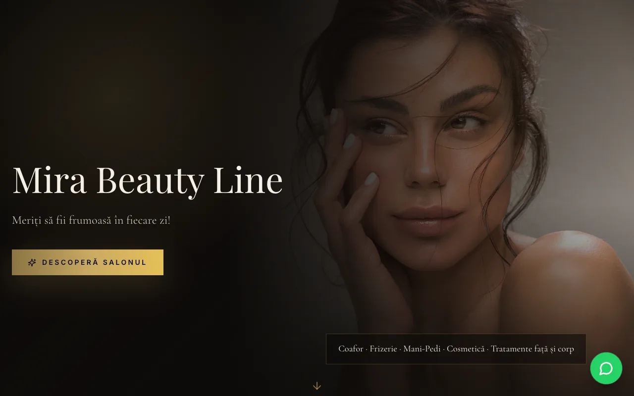 MIRA Beauty Line, site live