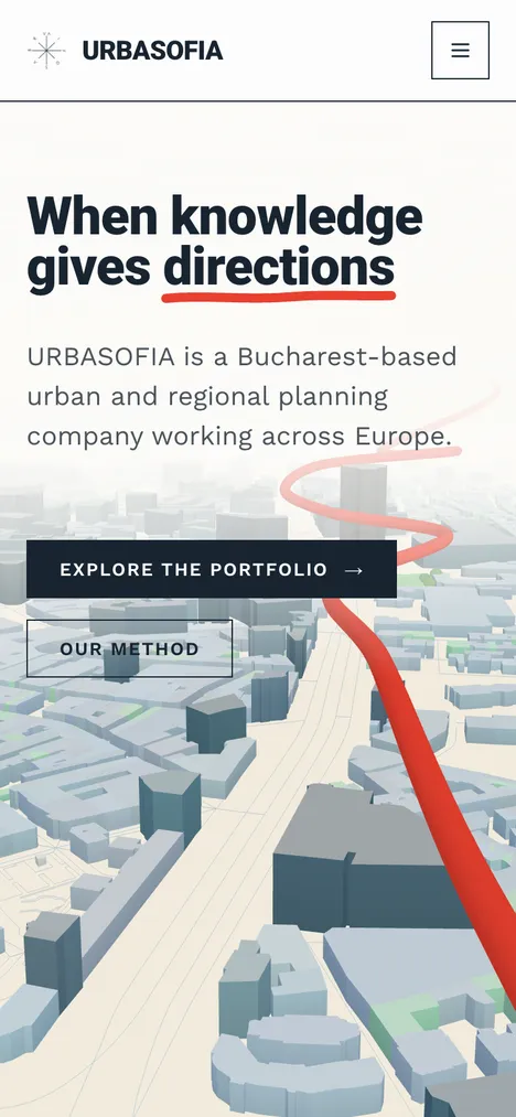Demo Urbasofia pe telefon